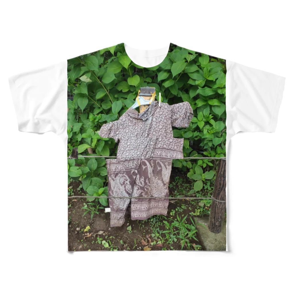 ＳＺＵＫＩのグリッチ雨合羽 All-Over Print T-Shirt