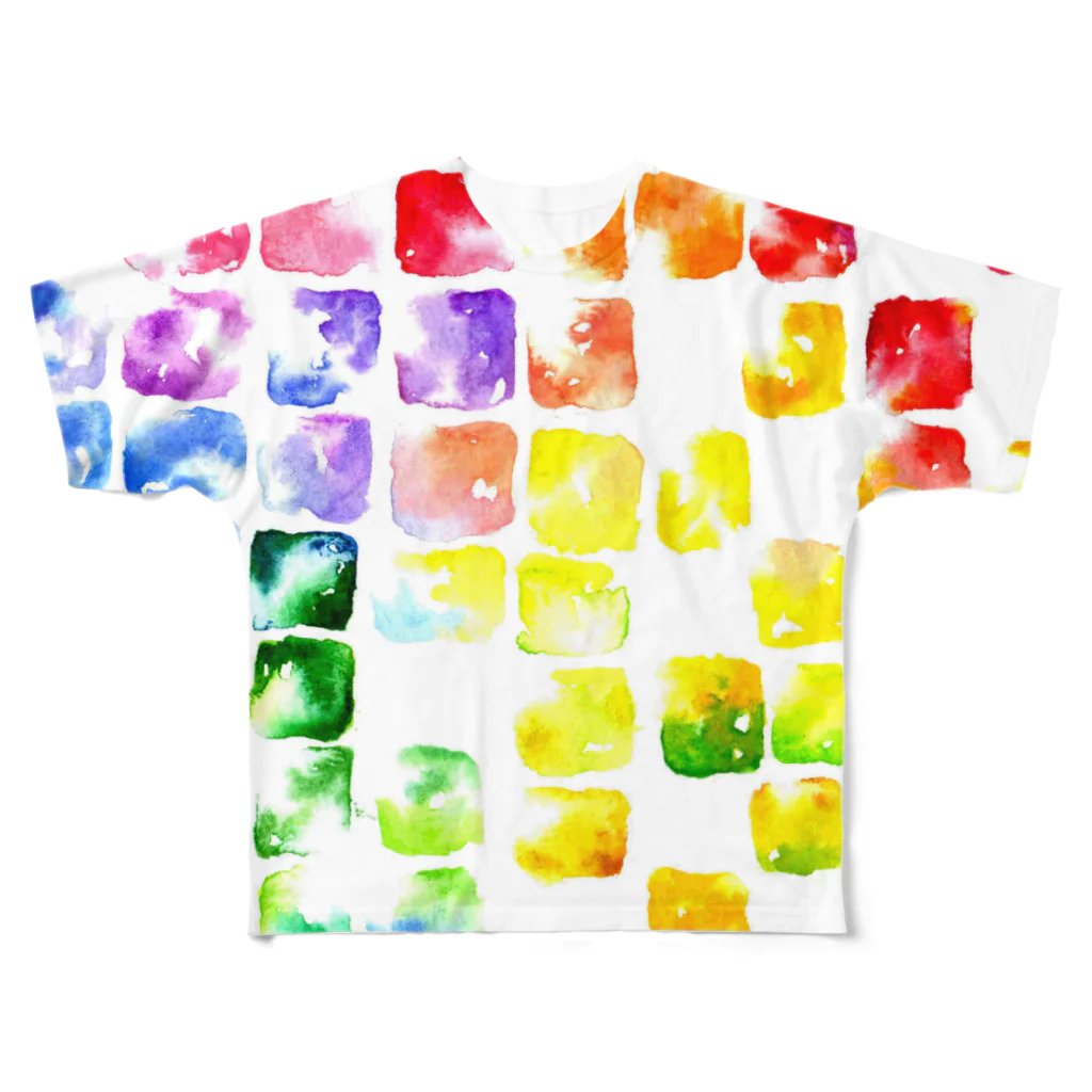 むらかみしのの虹色硝子 All-Over Print T-Shirt