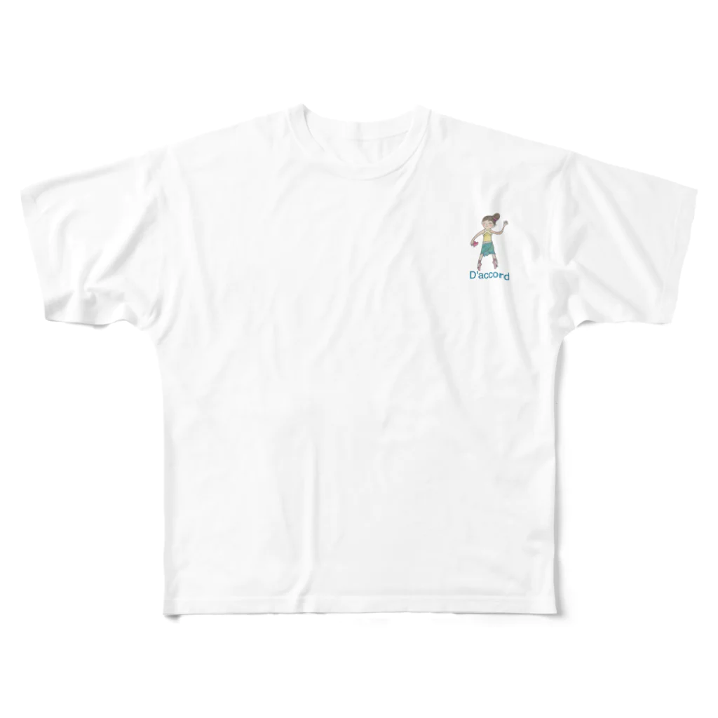 NoenoeMagicのジュエちゃん All-Over Print T-Shirt