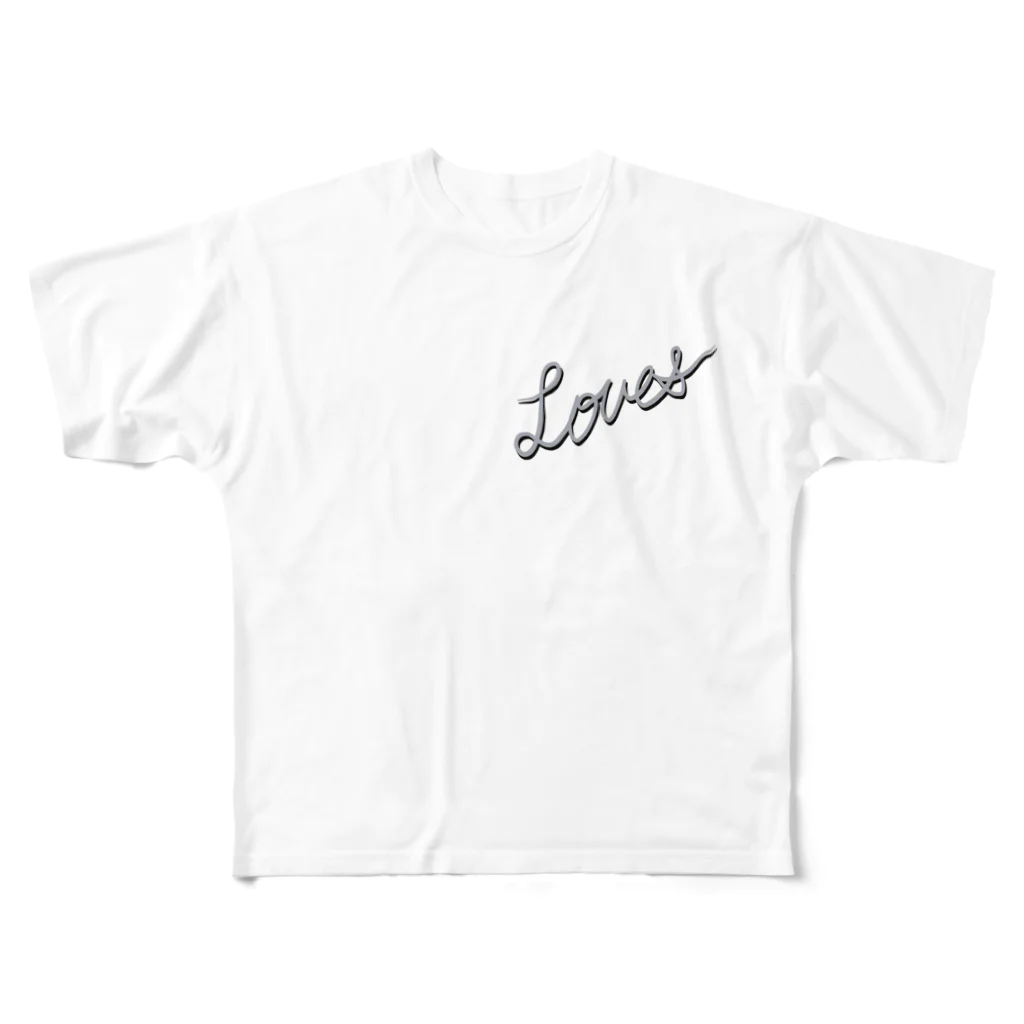 LOVES（ラブス）の「君と夏のせい」 フルグラフィックTシャツ