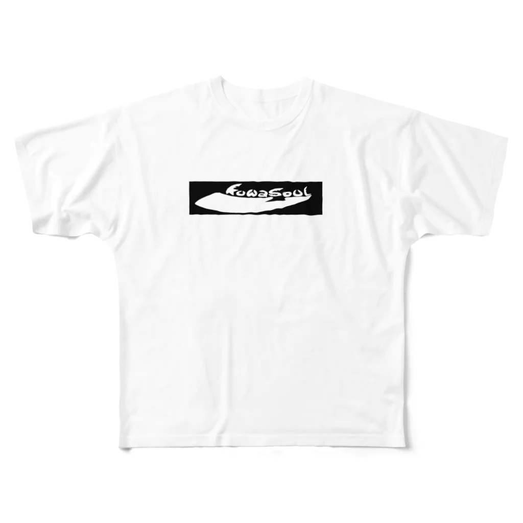 koinosukeのクワソウル【Kuwasoul】ロゴ黒 フルグラフィックTシャツ