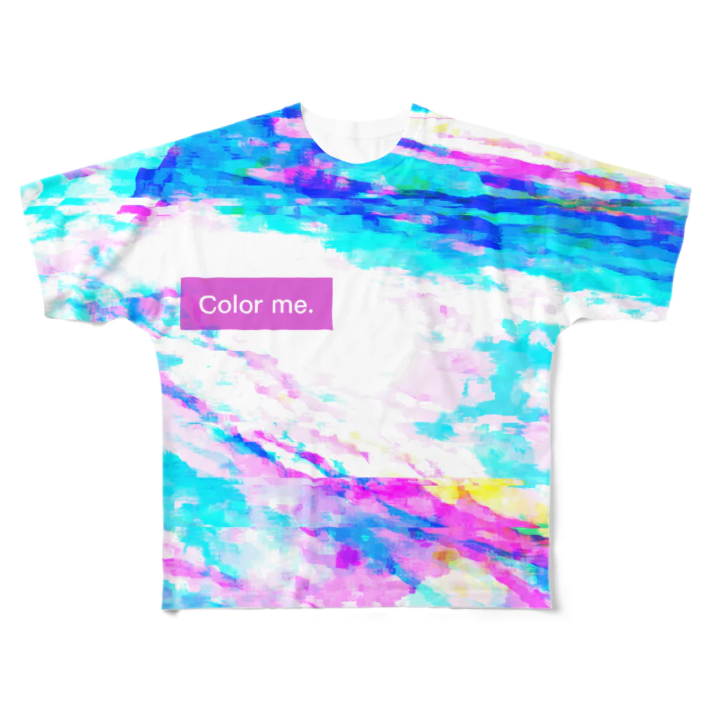 modeerf/モードエルフのColor me.7 フルグラフィックTシャツ