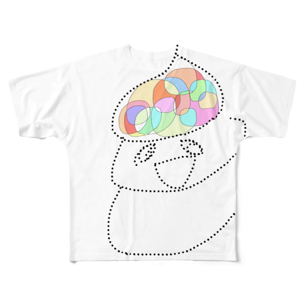 ふぁーこのおもいで市場のおしりからのプレゼント All-Over Print T-Shirt