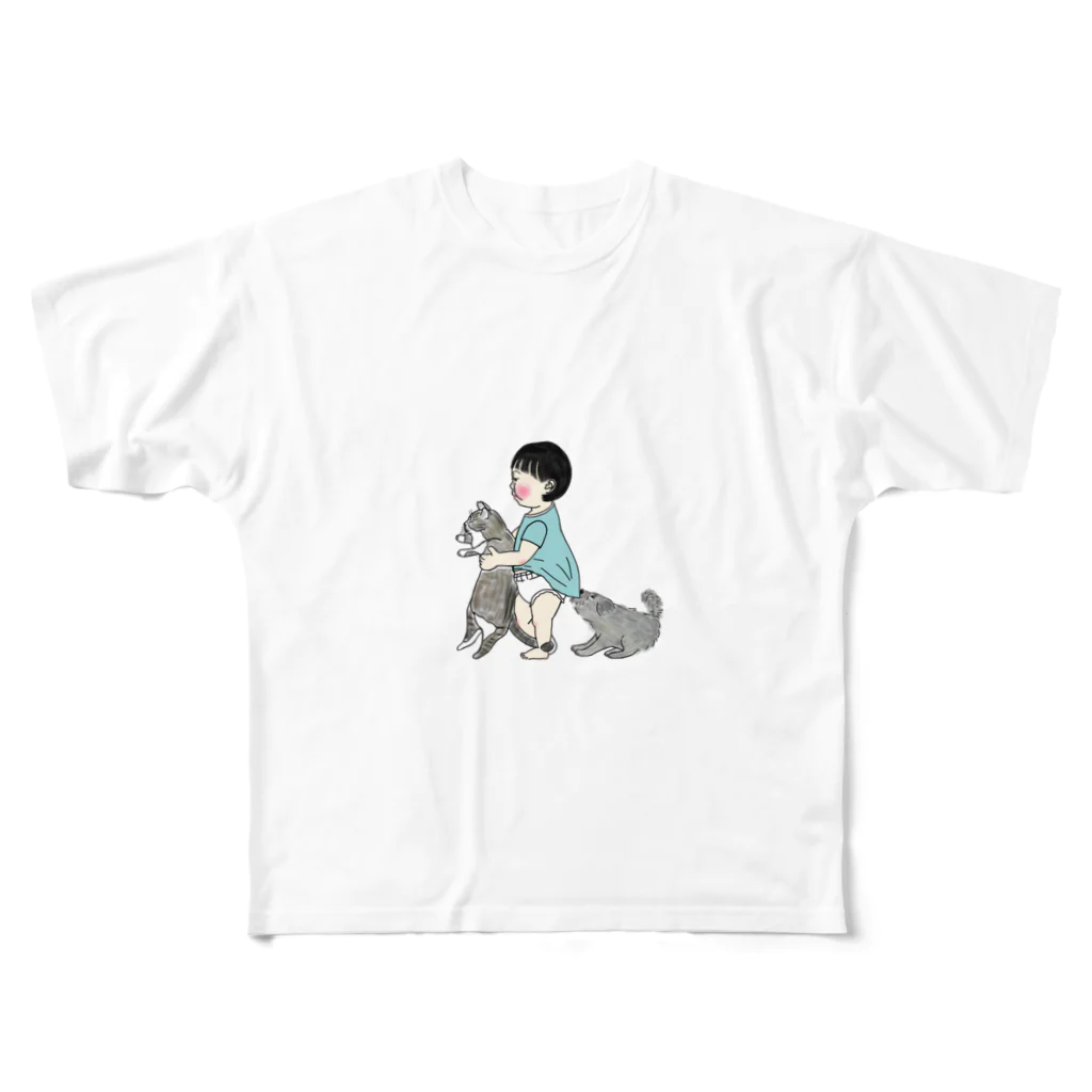 tabiharuの幼なじみ フルグラフィックTシャツ