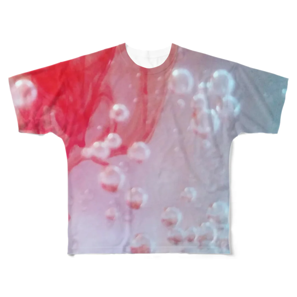 saijoumimiの気泡の世界 All-Over Print T-Shirt