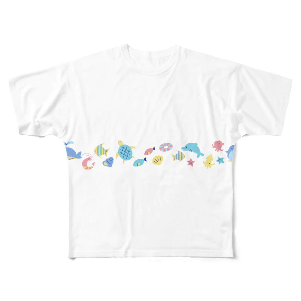 Ashidoriのマリン All-Over Print T-Shirt