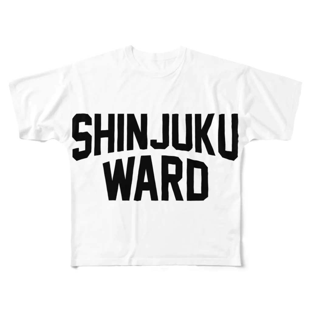 JIMOTOE Wear Local Japanのshinjuku ward　新宿 フルグラフィックTシャツ