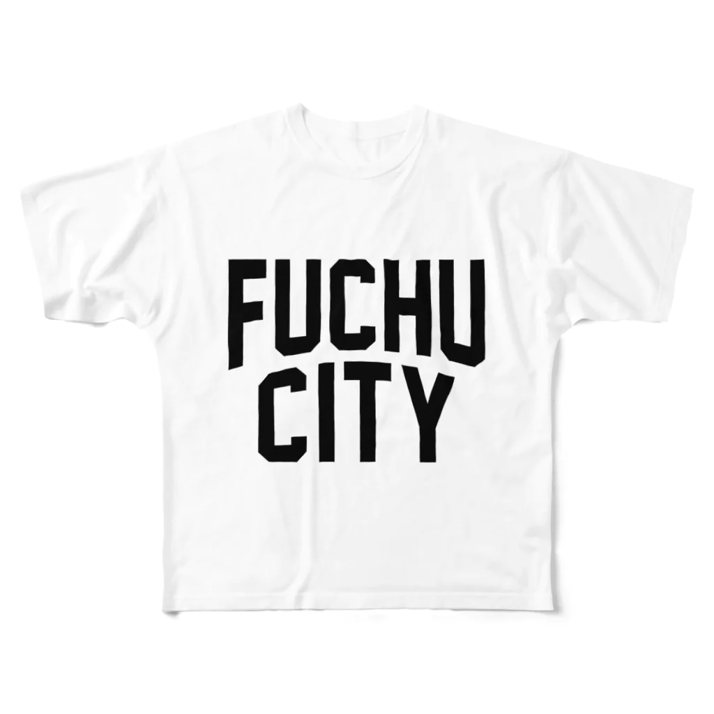 JIMOTO Wear Local Japanのfuchu city　府中ファッション　アイテム All-Over Print T-Shirt