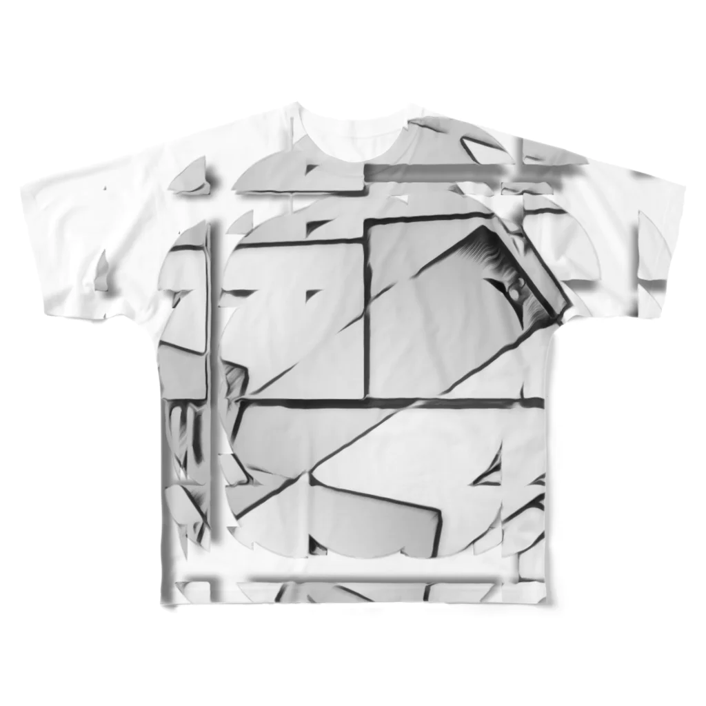 ◉ KujunのRobot Hearts _ 01 フルグラフィックTシャツ