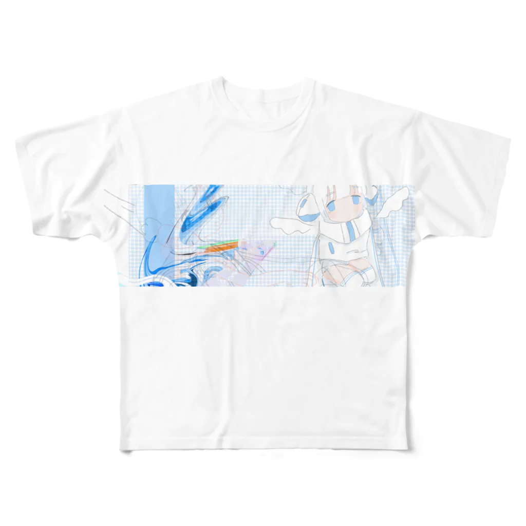 OH!スーパーアミミチャンのきりとり① All-Over Print T-Shirt