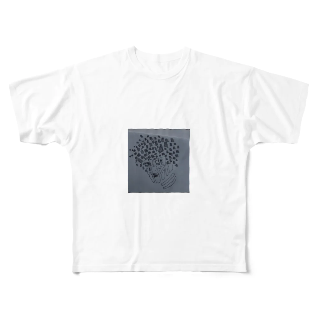 giantuntanのこわい All-Over Print T-Shirt