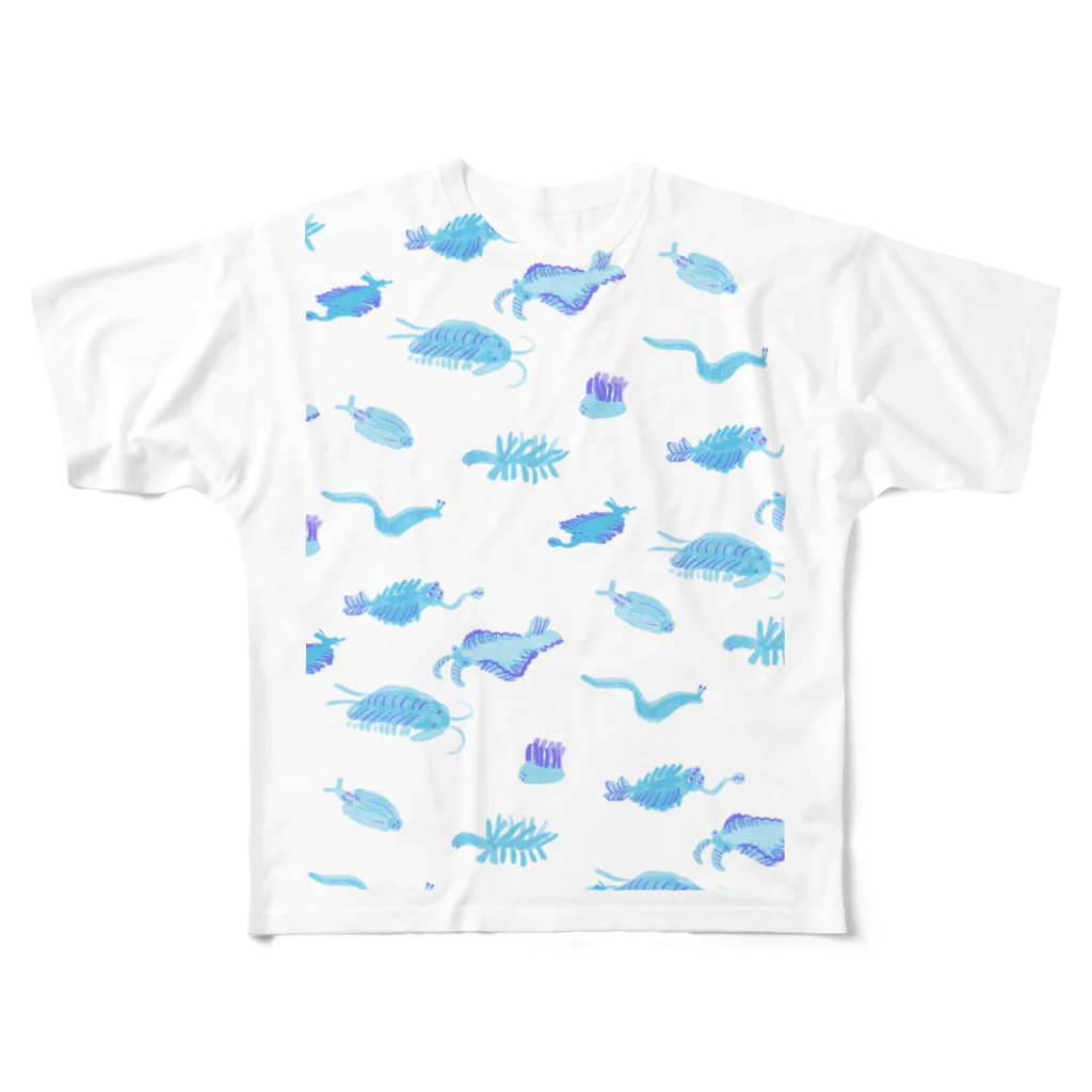 ももろ のカンブリア All-Over Print T-Shirt