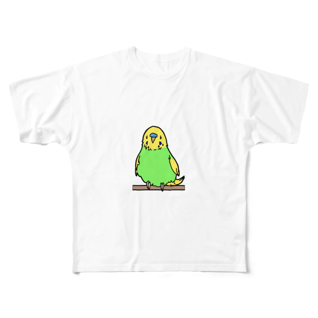 kozakurakunのボケーっとセキセイ All-Over Print T-Shirt