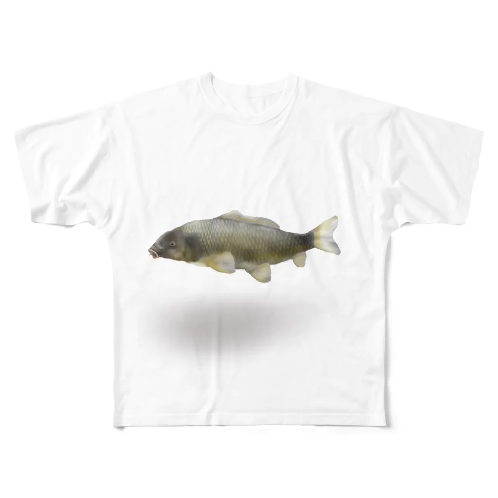 Kanshadoの鯉 フルグラフィックTシャツ
