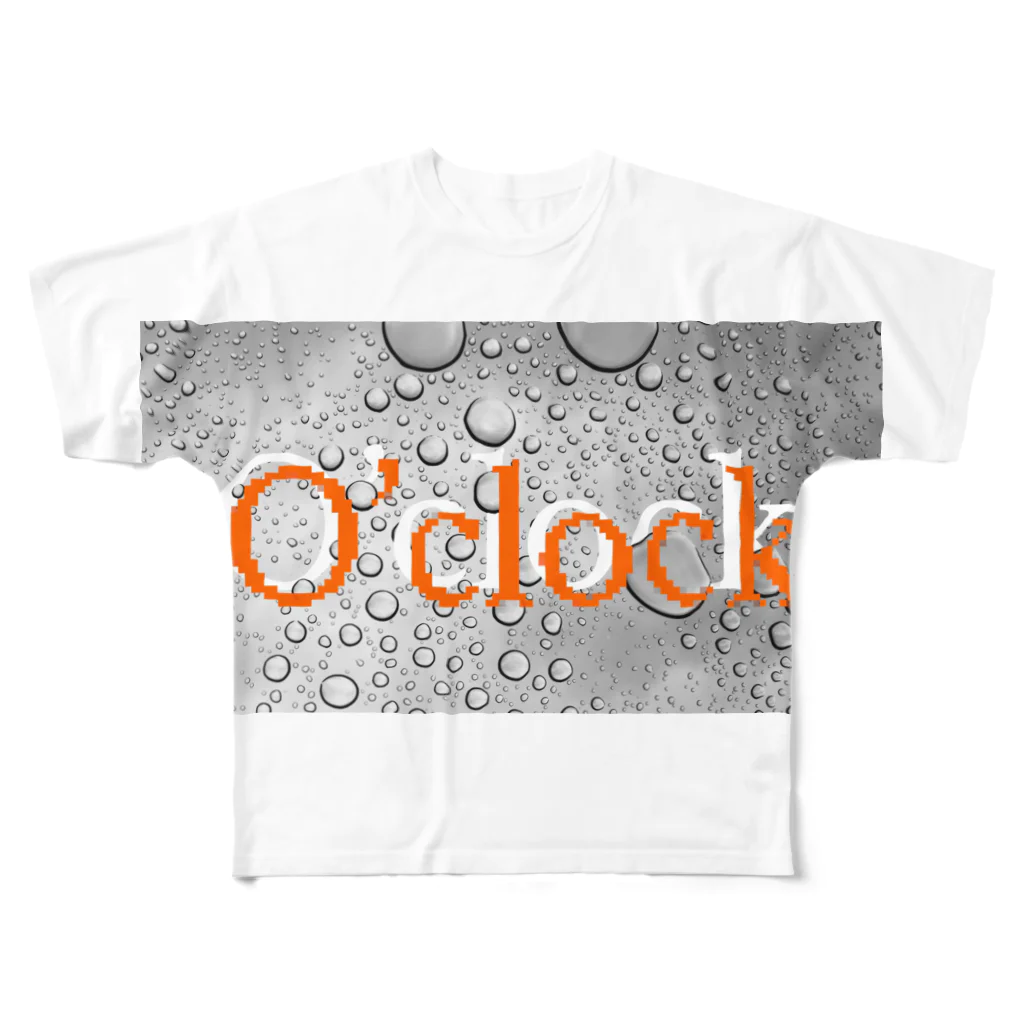 FROZEN-MOTOKIのO’clock フルグラフィックTシャツ