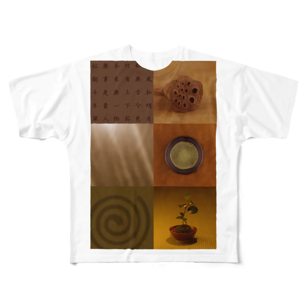 zou-apの和茶風 All-Over Print T-Shirt