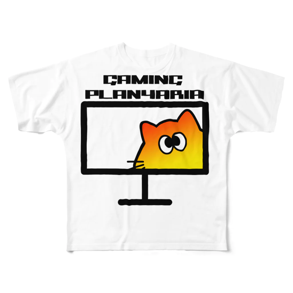 場のGaming Planyaria フルグラフィックTシャツ