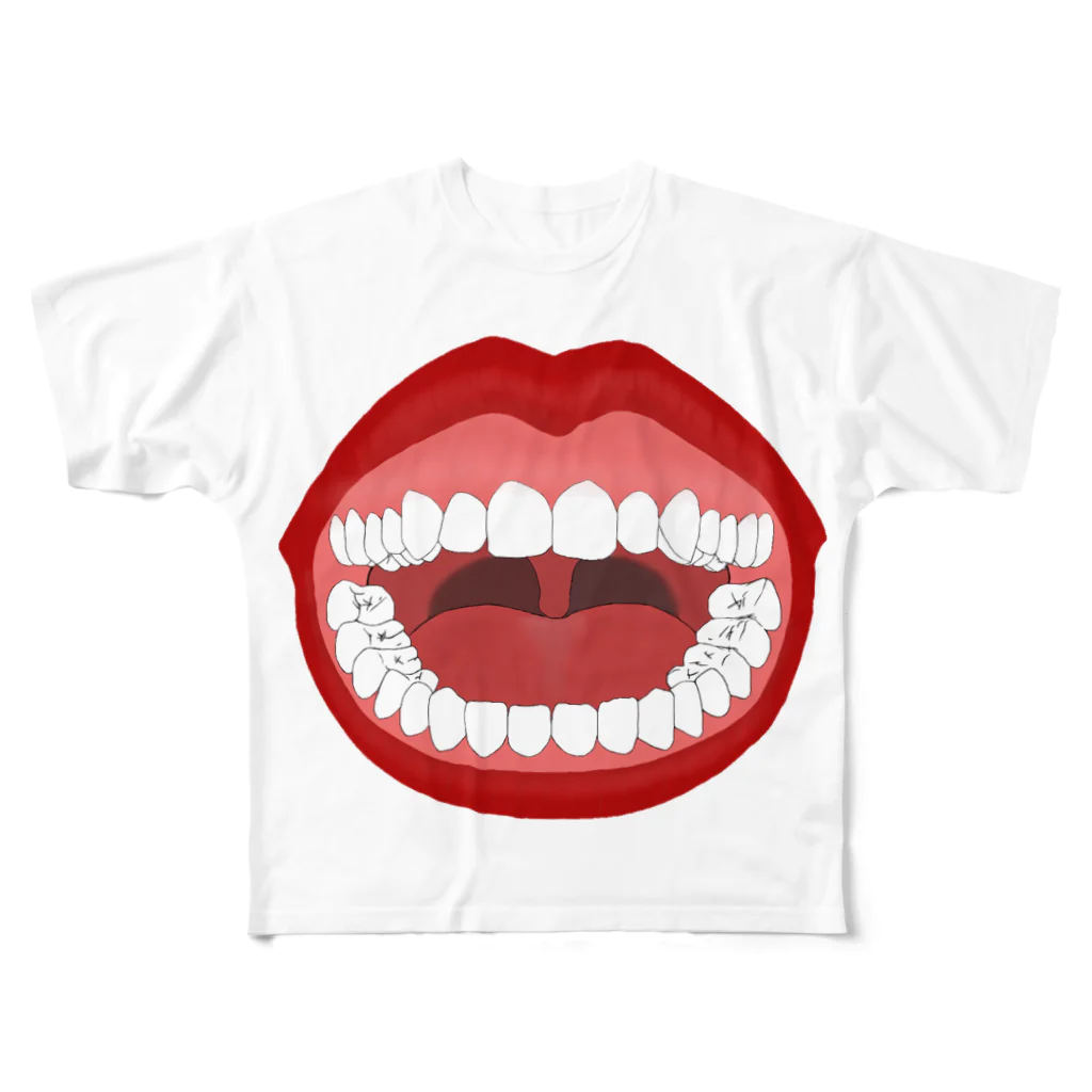 君は美しいよ。のmouth to F××K All-Over Print T-Shirt