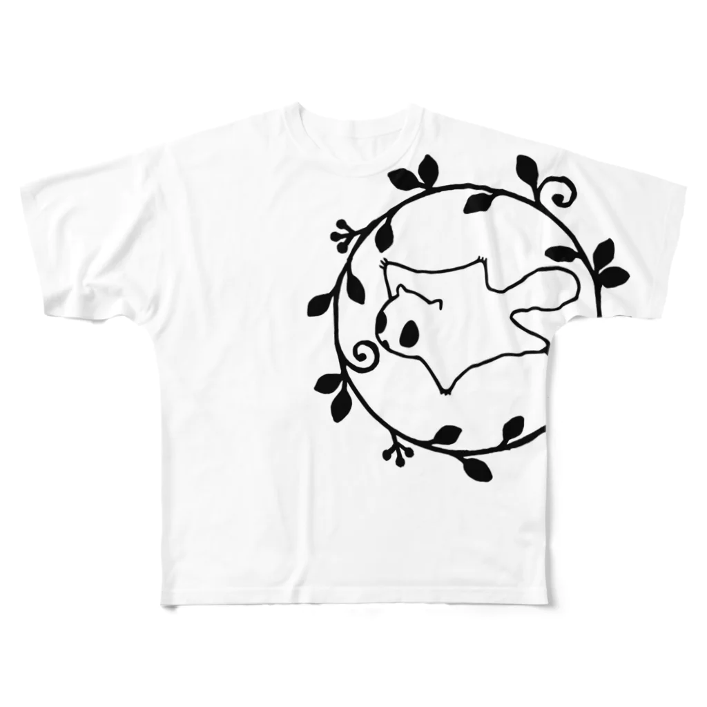 あとりえももんがのあとりえももんが All-Over Print T-Shirt