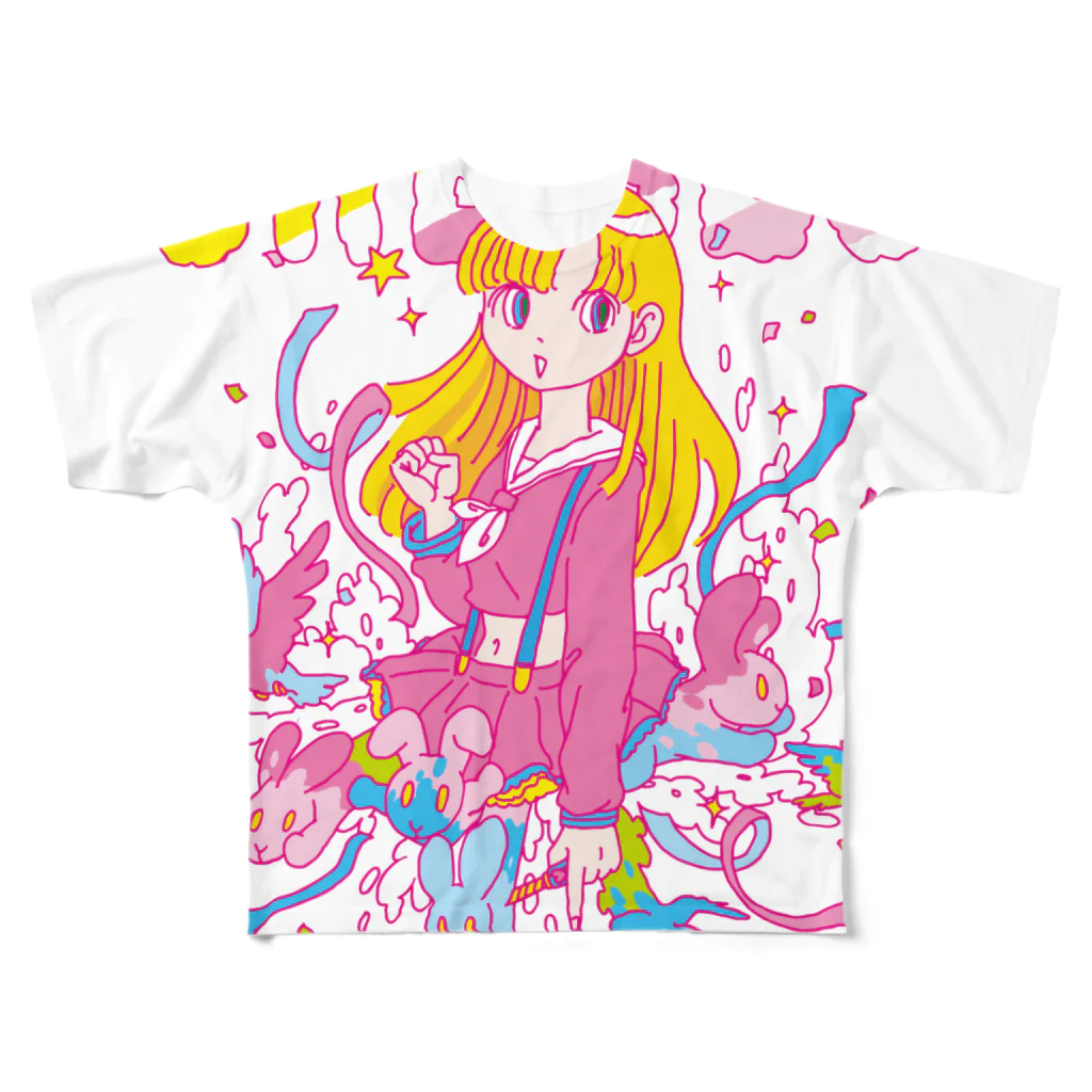 CHEBLOのONNANOKO フルグラフィックTシャツ