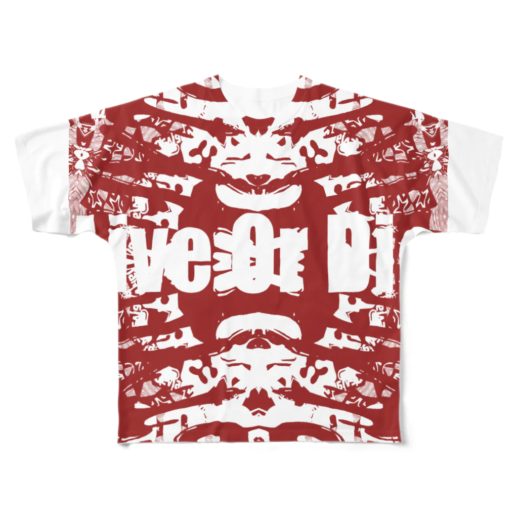 STYLECOREのSTYLECORE-su09-3 All-Over Print T-Shirt