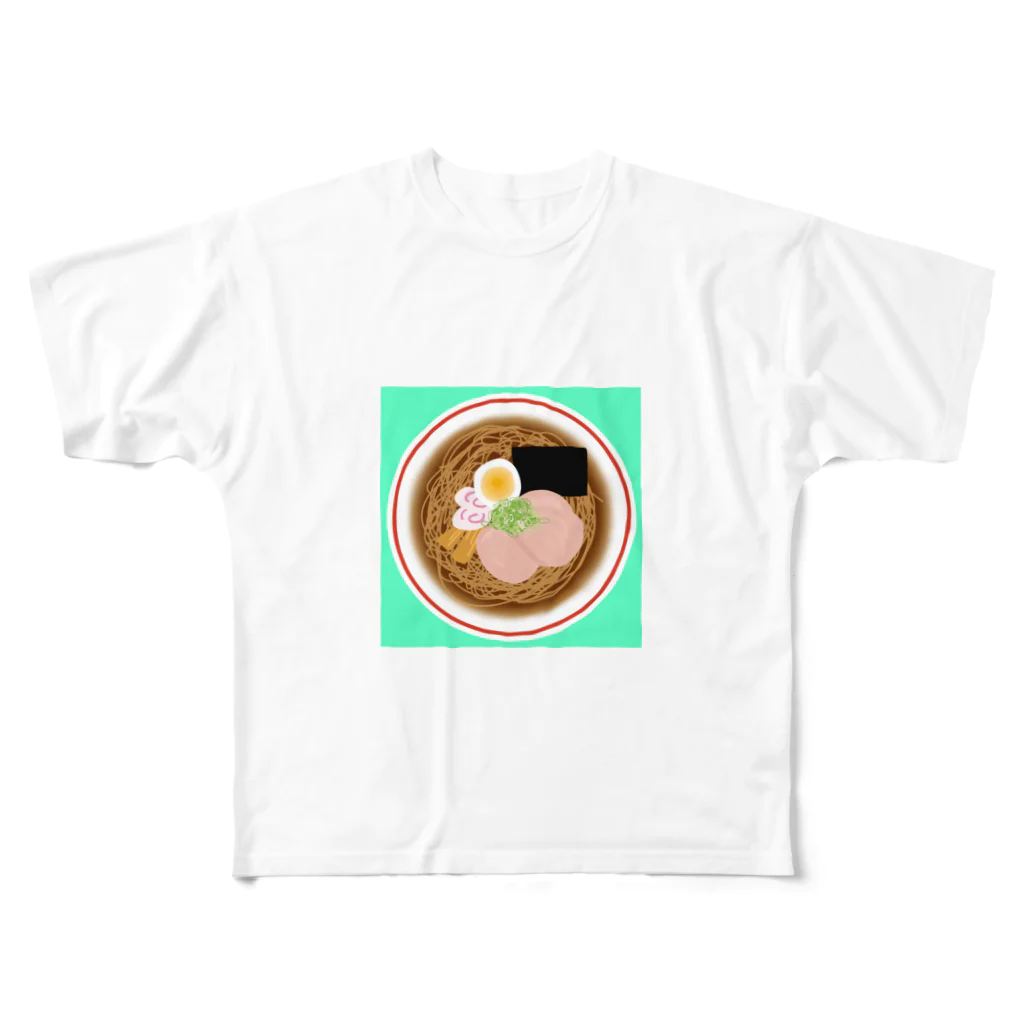 MoChiのらぁめん All-Over Print T-Shirt