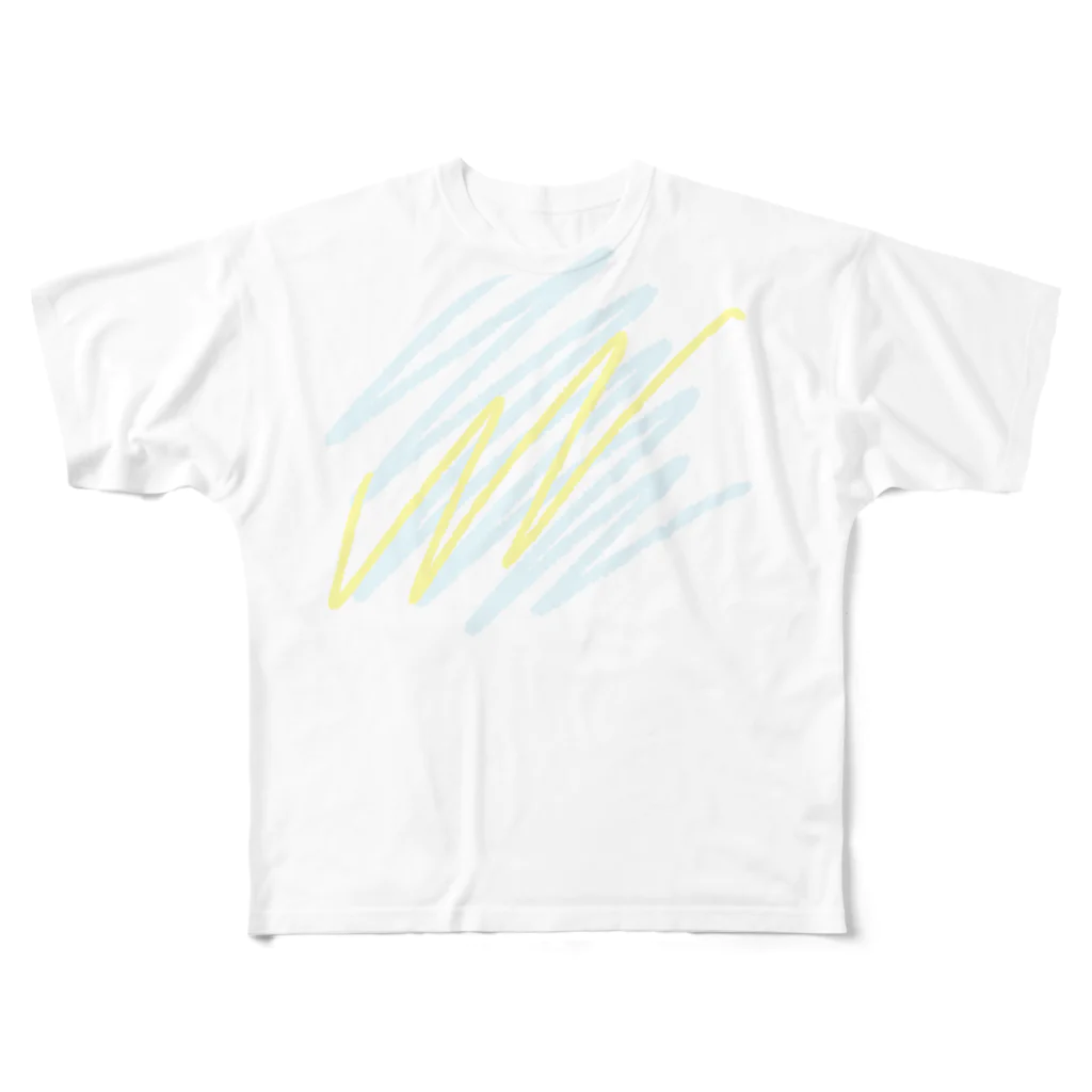 ばぶばぶのsummer color フルグラフィックTシャツ