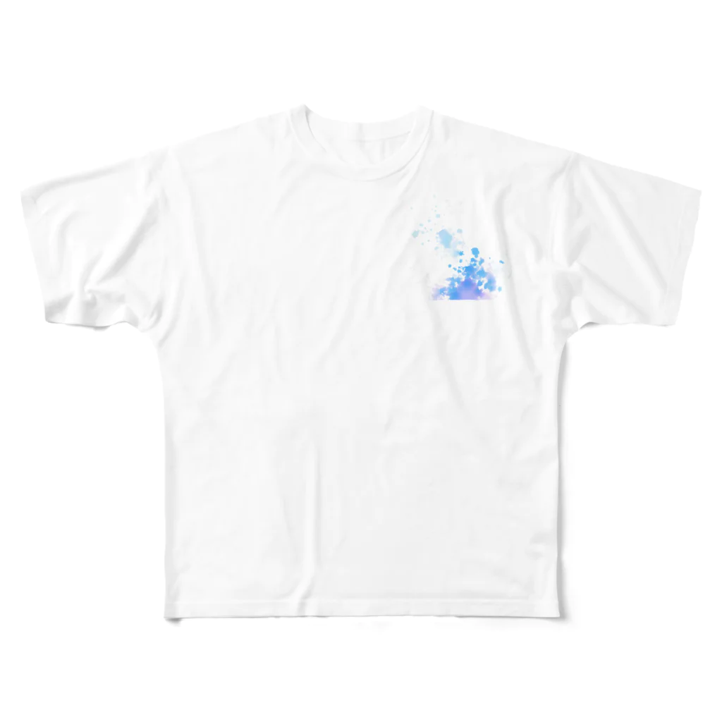 NASSYの水彩E All-Over Print T-Shirt