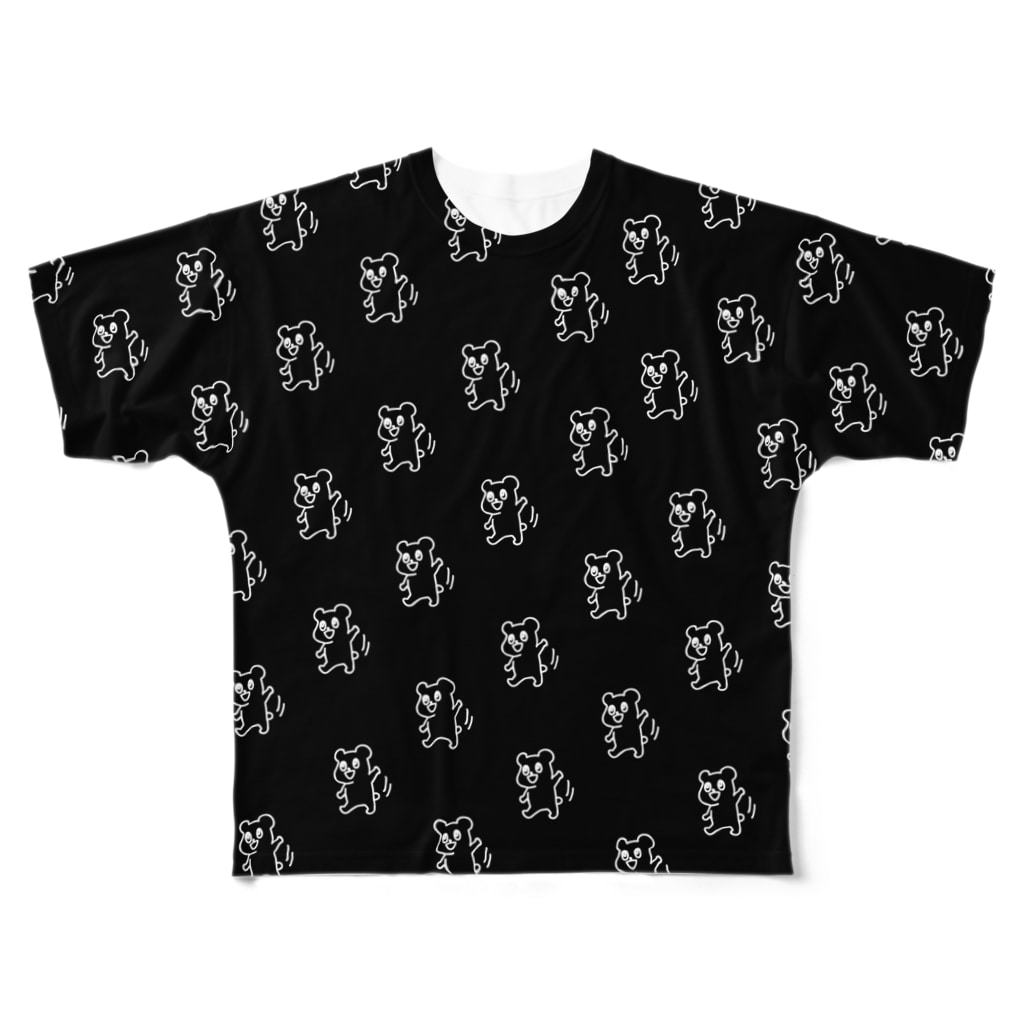 CHEBLOのしろくは【黒】 All-Over Print T-Shirt