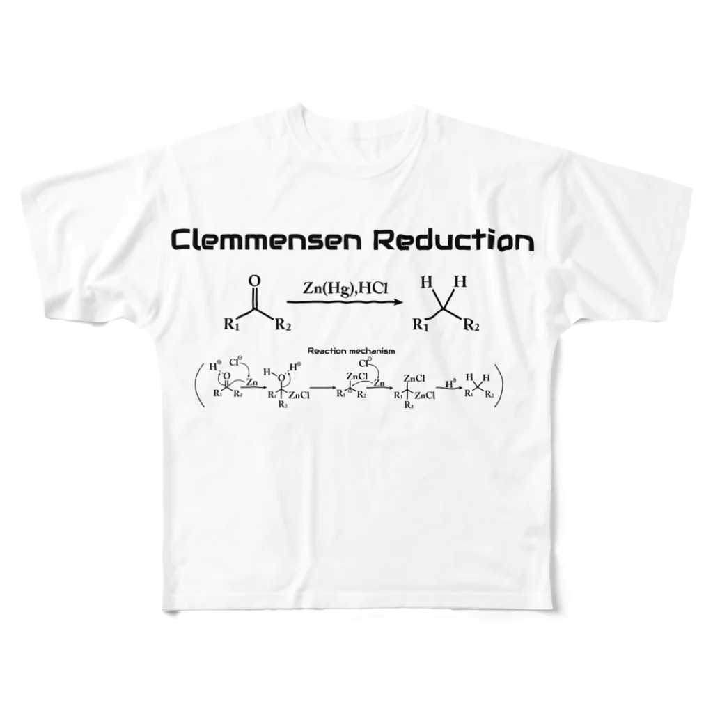U Libraryのクレメンゼン還元(有機化学) All-Over Print T-Shirt