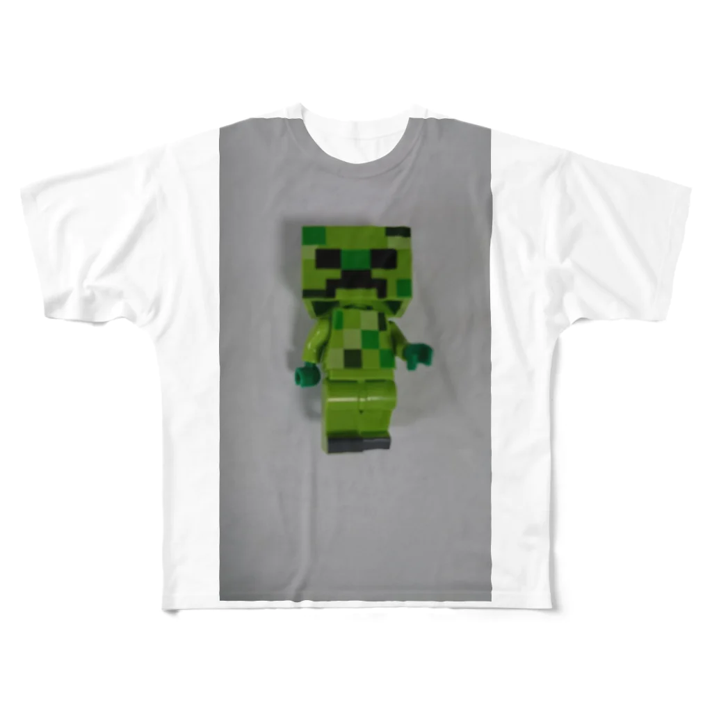 優太のMinecraft風 All-Over Print T-Shirt