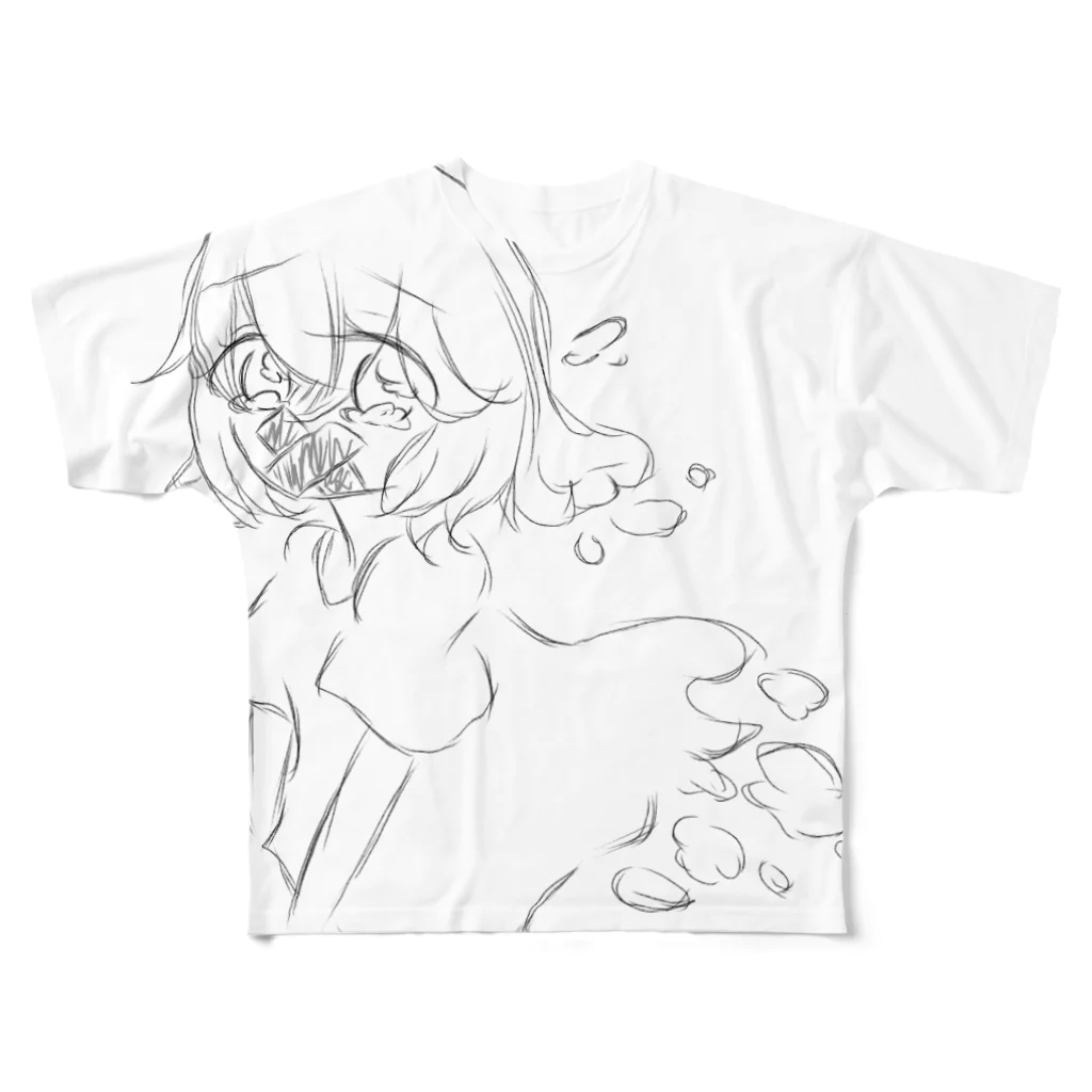 natsuki.*･ﾟのつたえたい All-Over Print T-Shirt