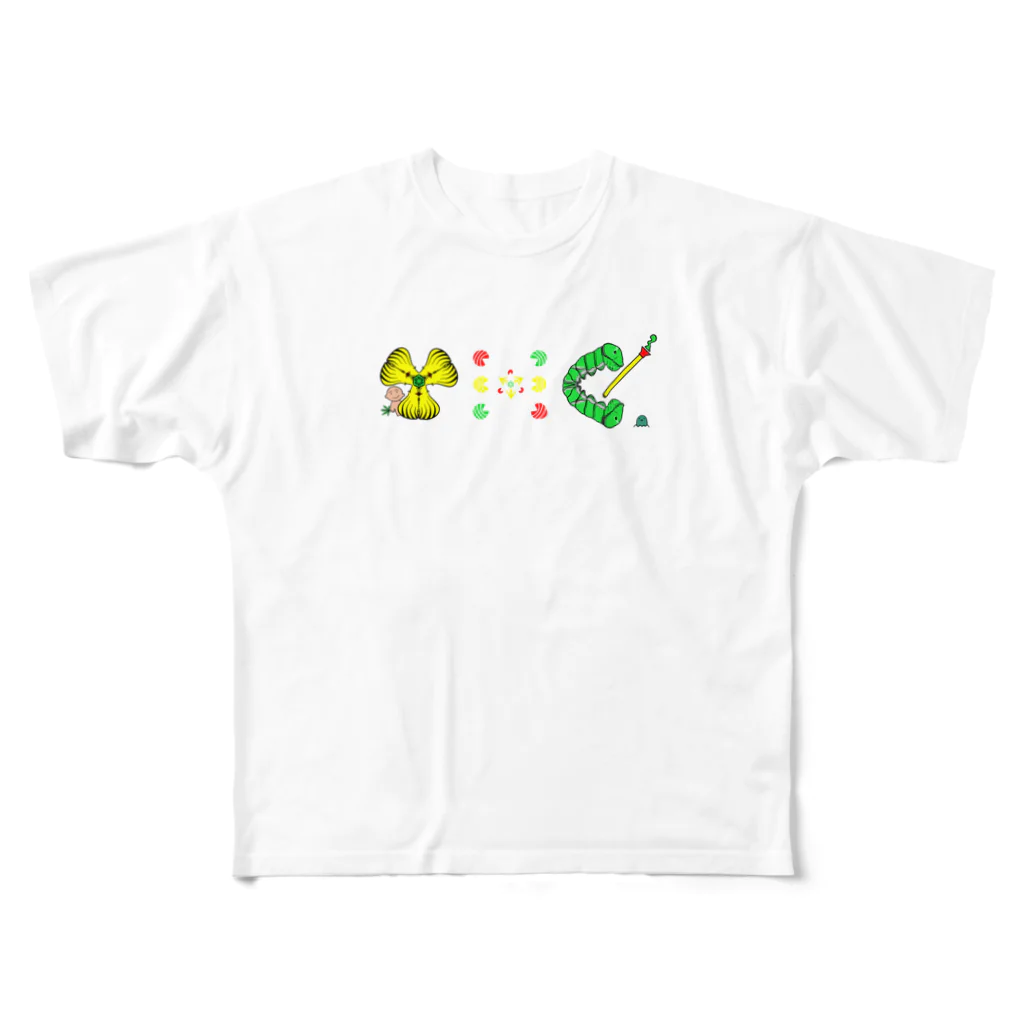 BUDDHA_BEACHのTHC フルグラフィックTシャツ