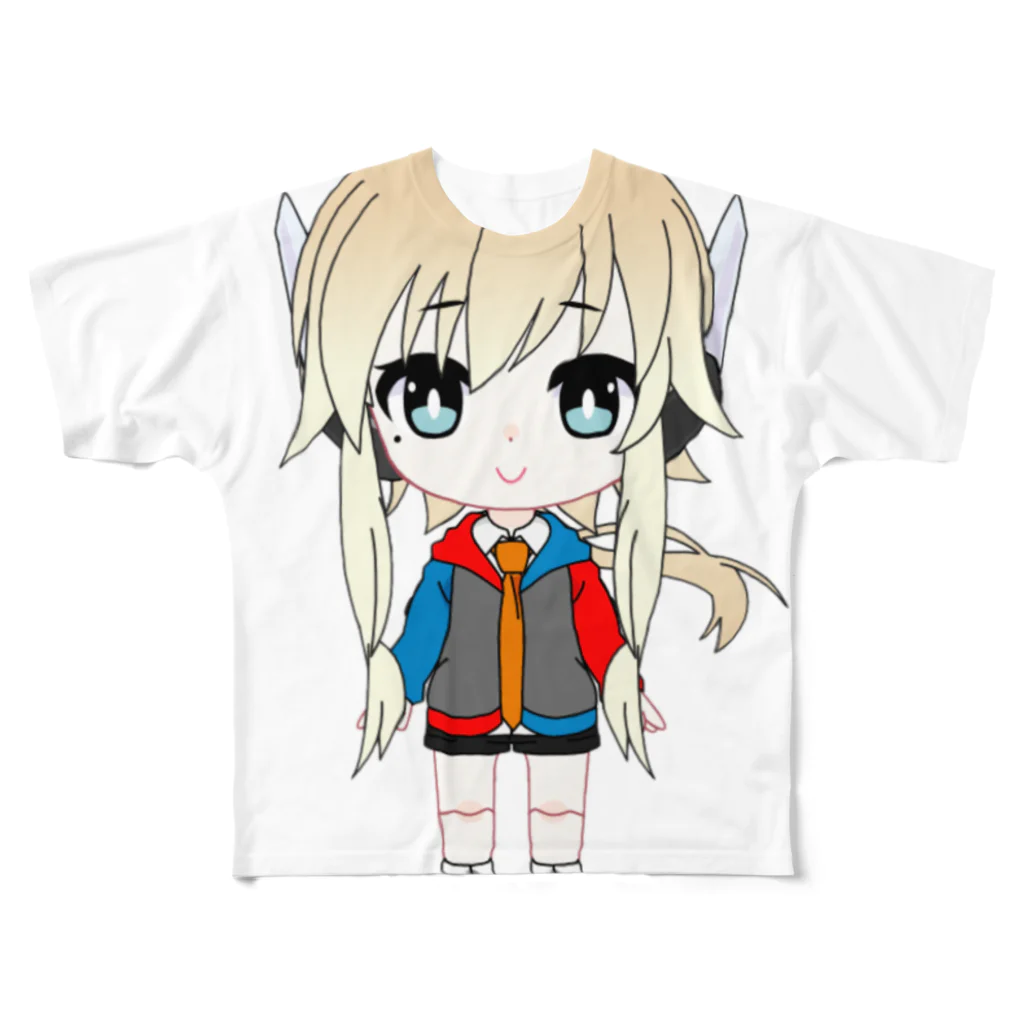 ツンデレハンターズのマシこれちゃん！！ フルグラフィックTシャツ