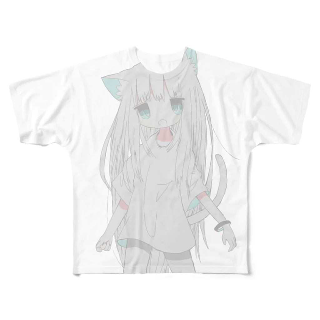 まったゃおれの階調化 フルグラフィックTシャツ