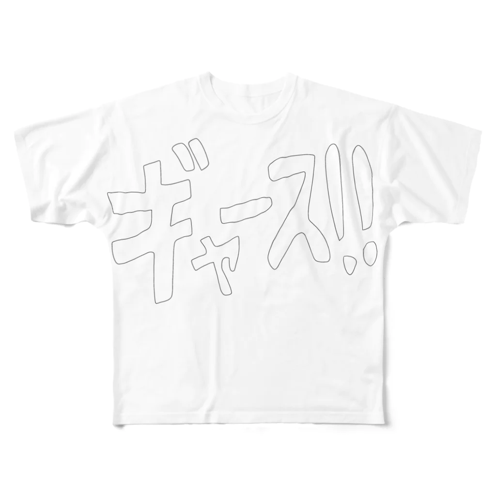 TGIF!!!のギャース フルグラフィックTシャツ