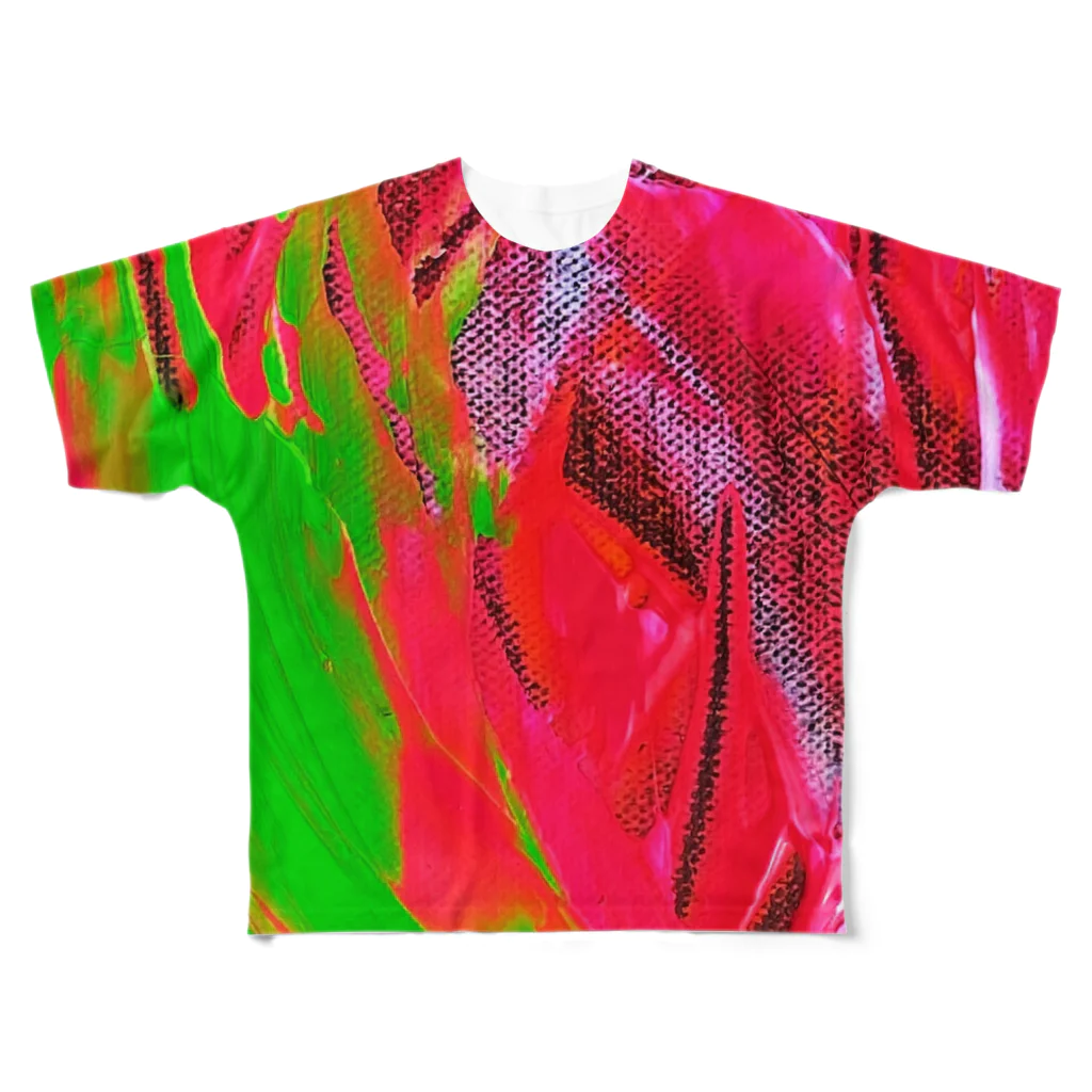 ARTISOURCEのFLOWER FLAME All-Over Print T-Shirt