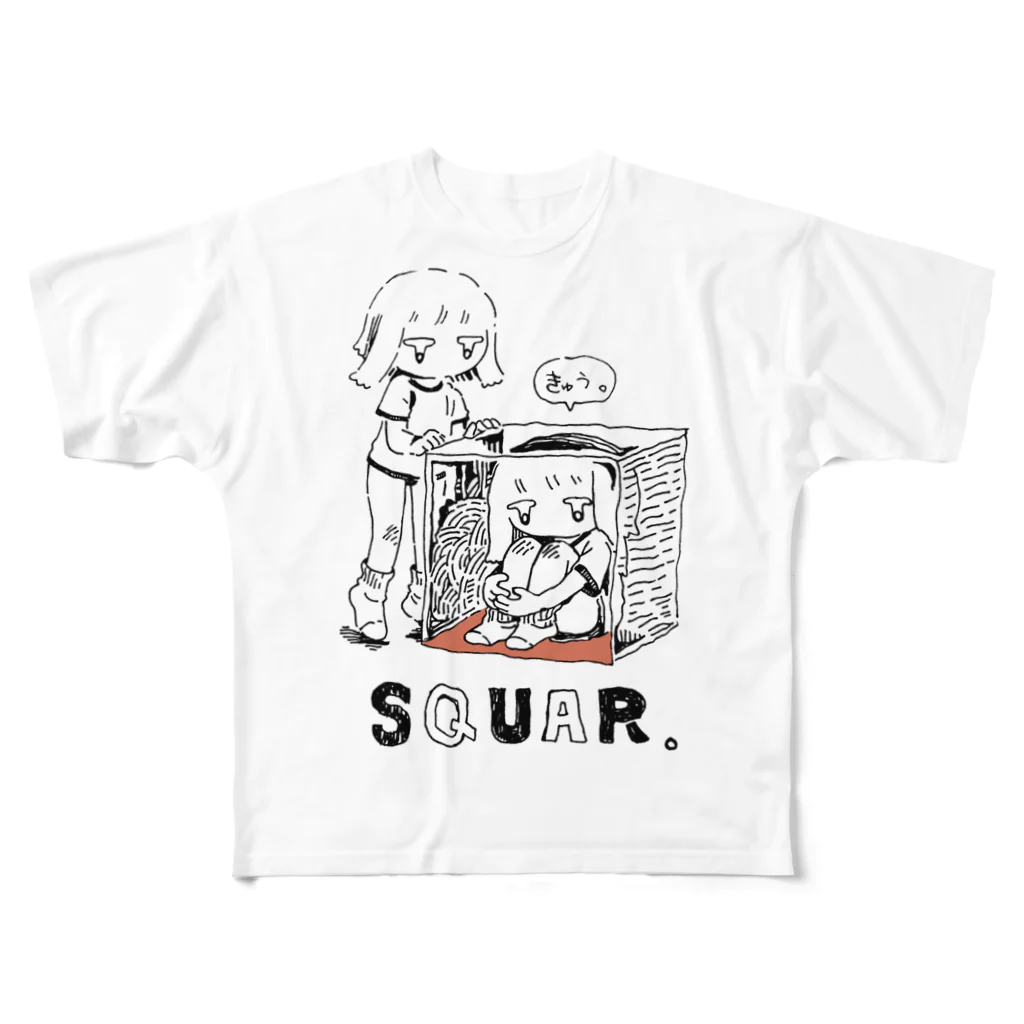 えびせん🍤のSQUAR All-Over Print T-Shirt