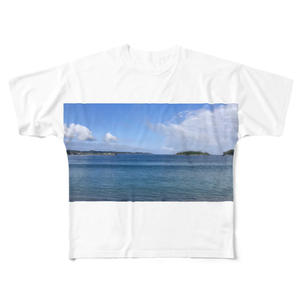 amamiのsee sea フルグラフィックTシャツ