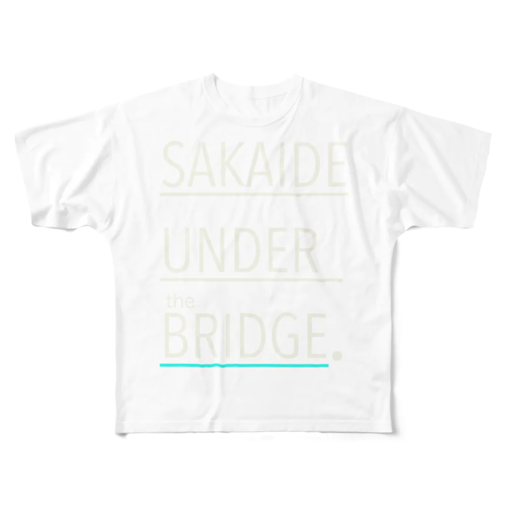 Three Ess RecordsのSAKAIDE UNDER the BRIDGE. フルグラフィックTシャツ