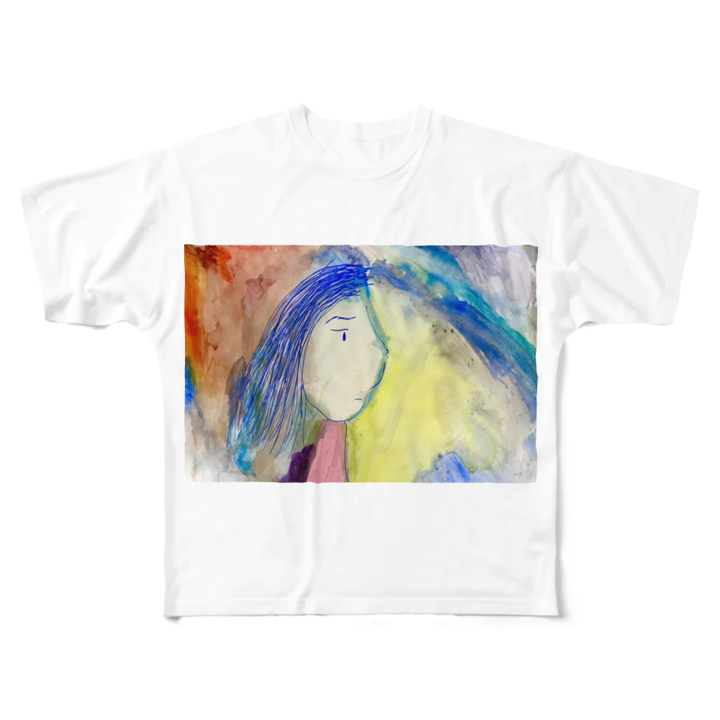 Mudança de vidaのuneasy girl  All-Over Print T-Shirt