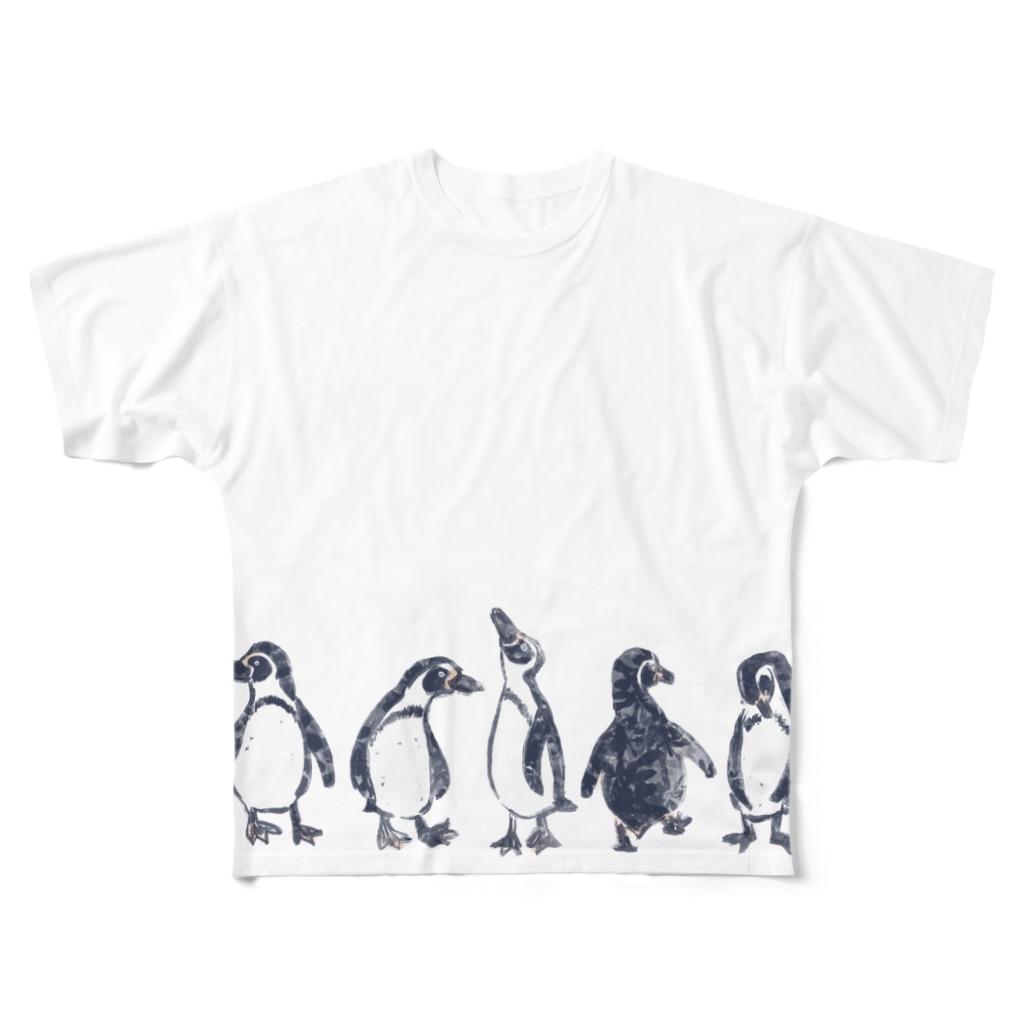 K.tskdのpenguin  dance All-Over Print T-Shirt