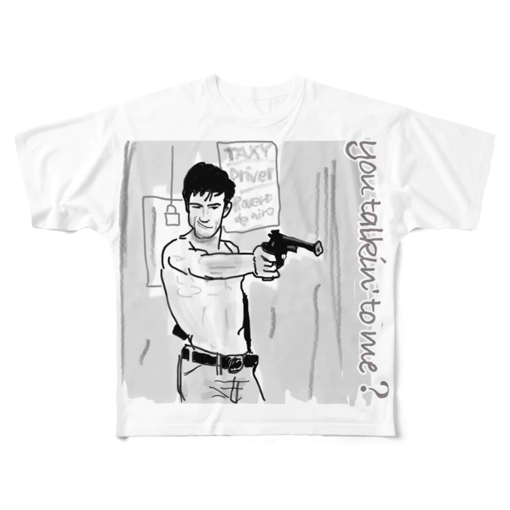 ksのyou talkin' to me フルグラフィックTシャツ