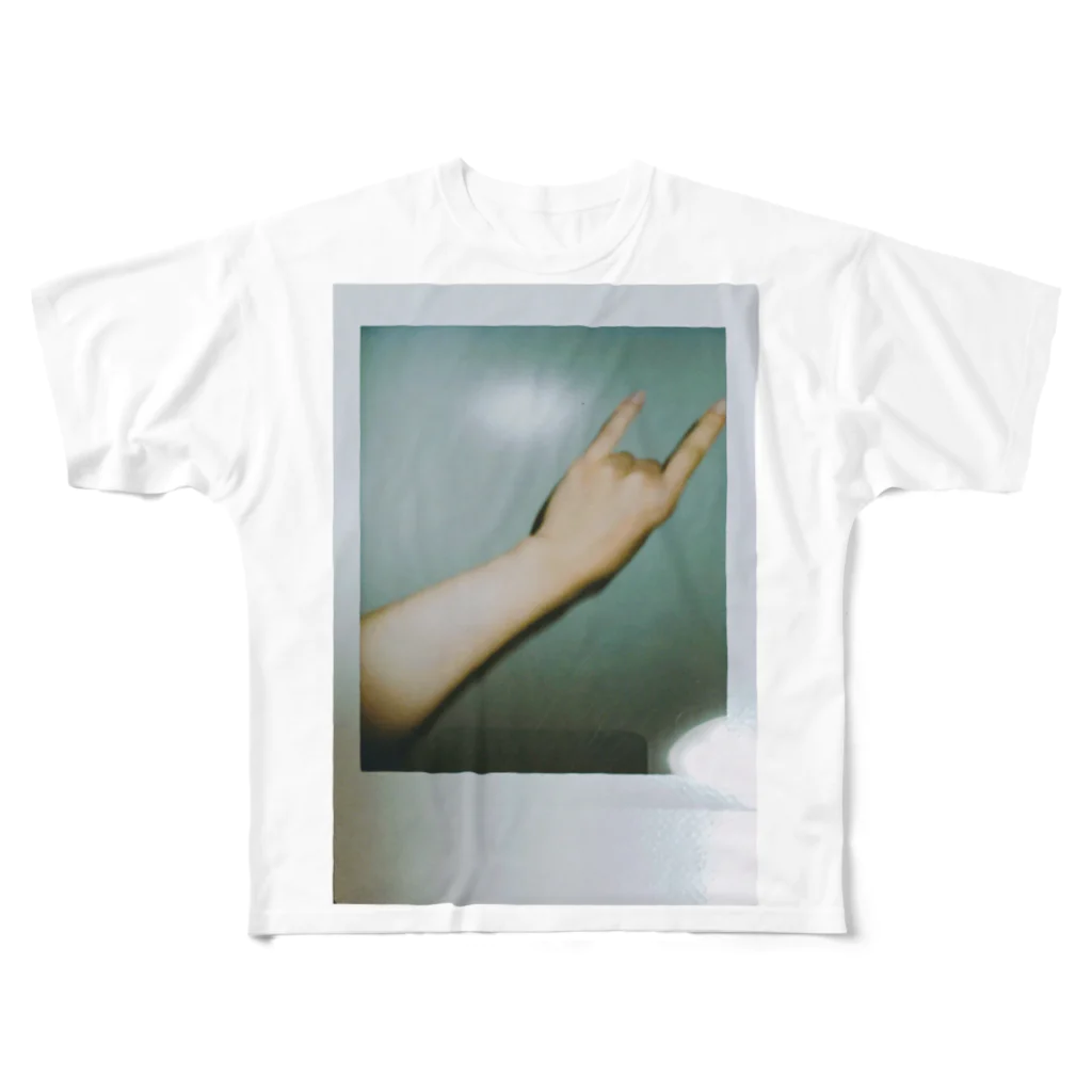Momoのチェキ (ピース) フルグラフィックTシャツ