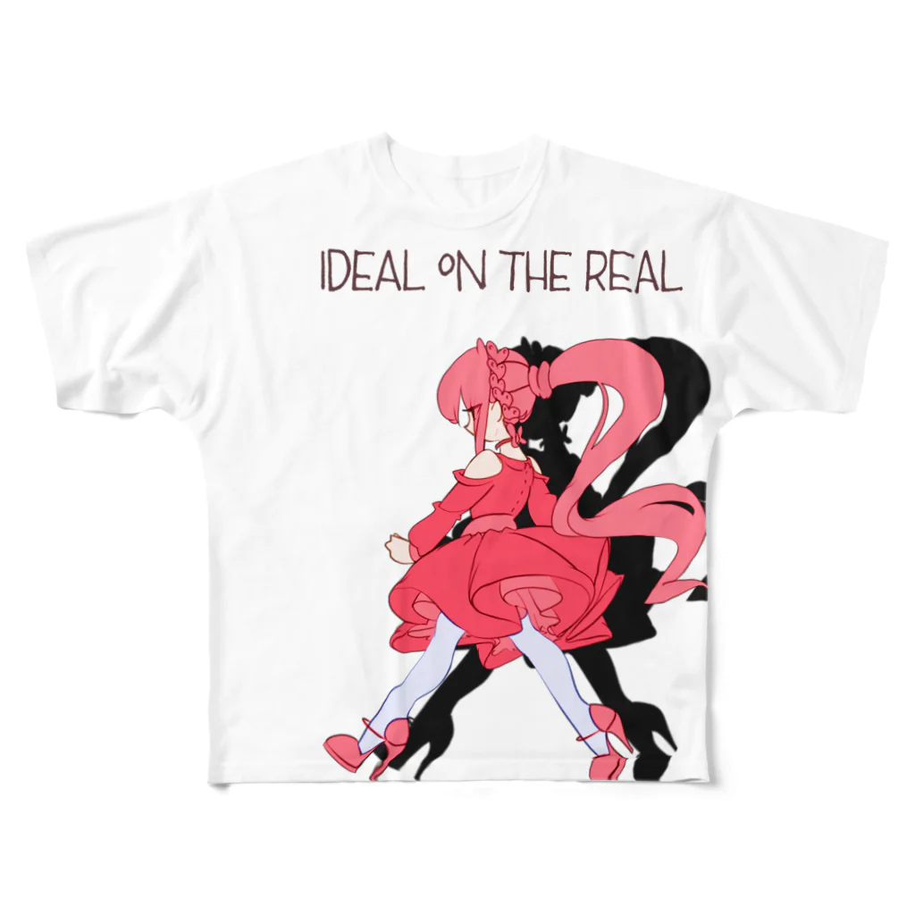 ideal on the realのideal on the real  フルグラフィックTシャツ