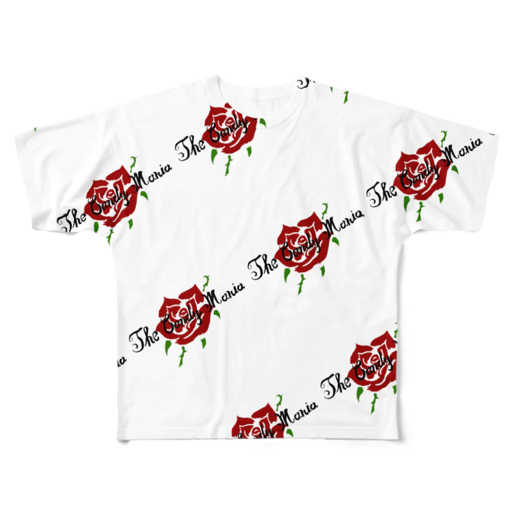 THE CANDY MARIAのFull Rose All-Over Print T-Shirt