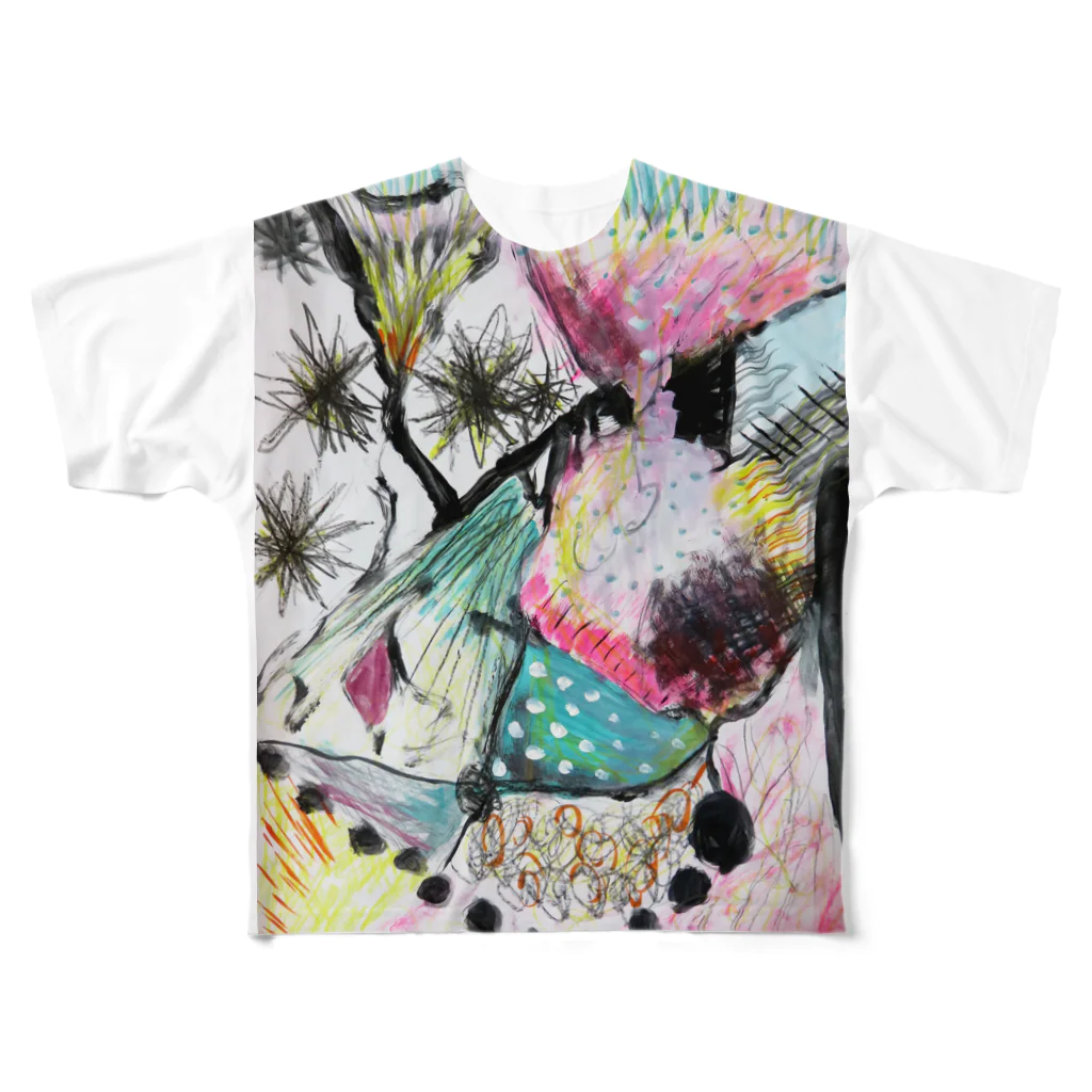 ミロクルミのりぼん All-Over Print T-Shirt