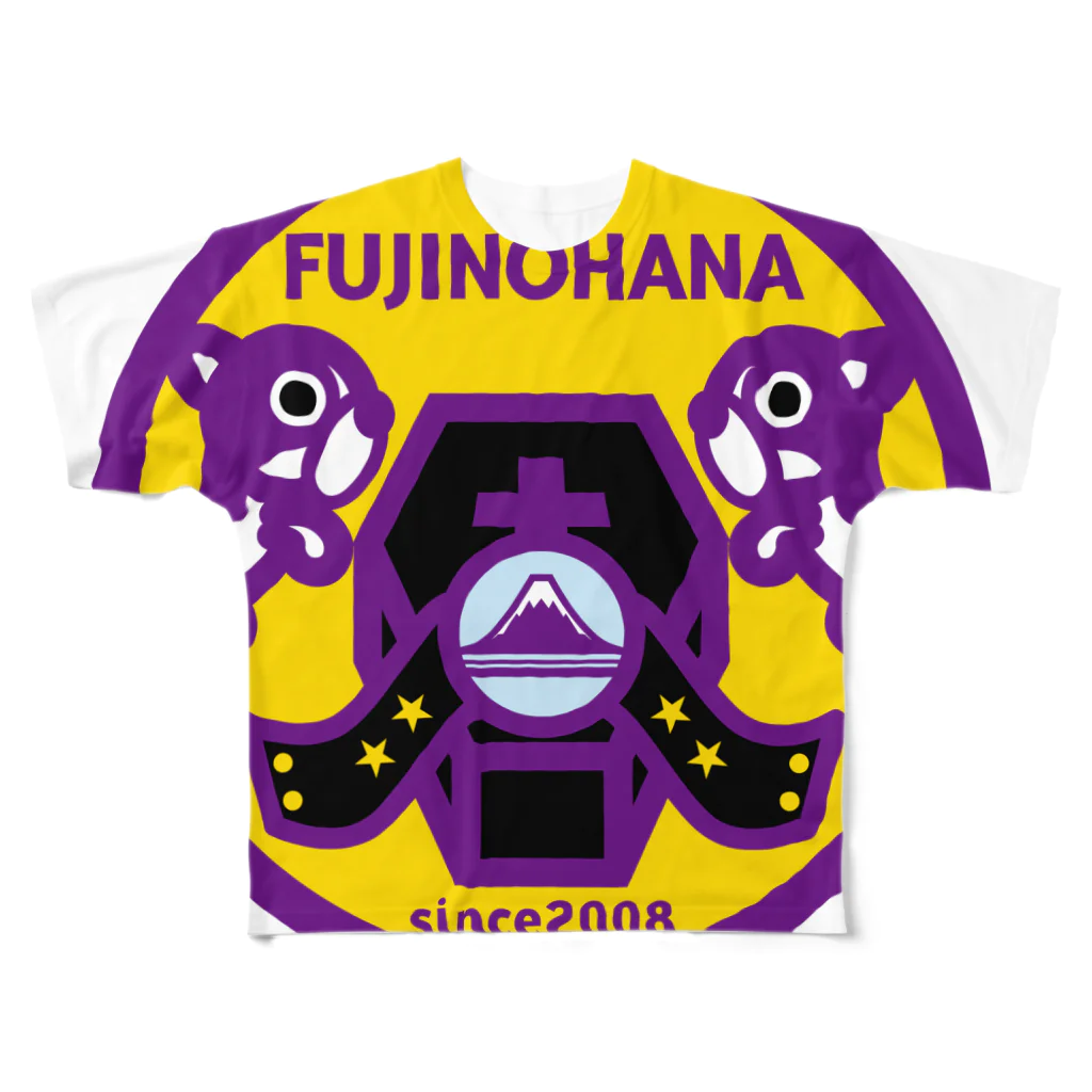 原田専門家のパ紋No.2736 FUJINOHANA All-Over Print T-Shirt