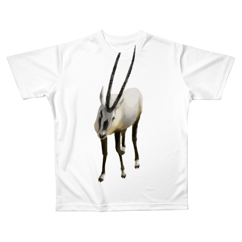 Animals シリーズ アラビアオリックス 大原 司朗 Ohara Itten D のフルグラフィックtシャツ通販 Suzuri スズリ