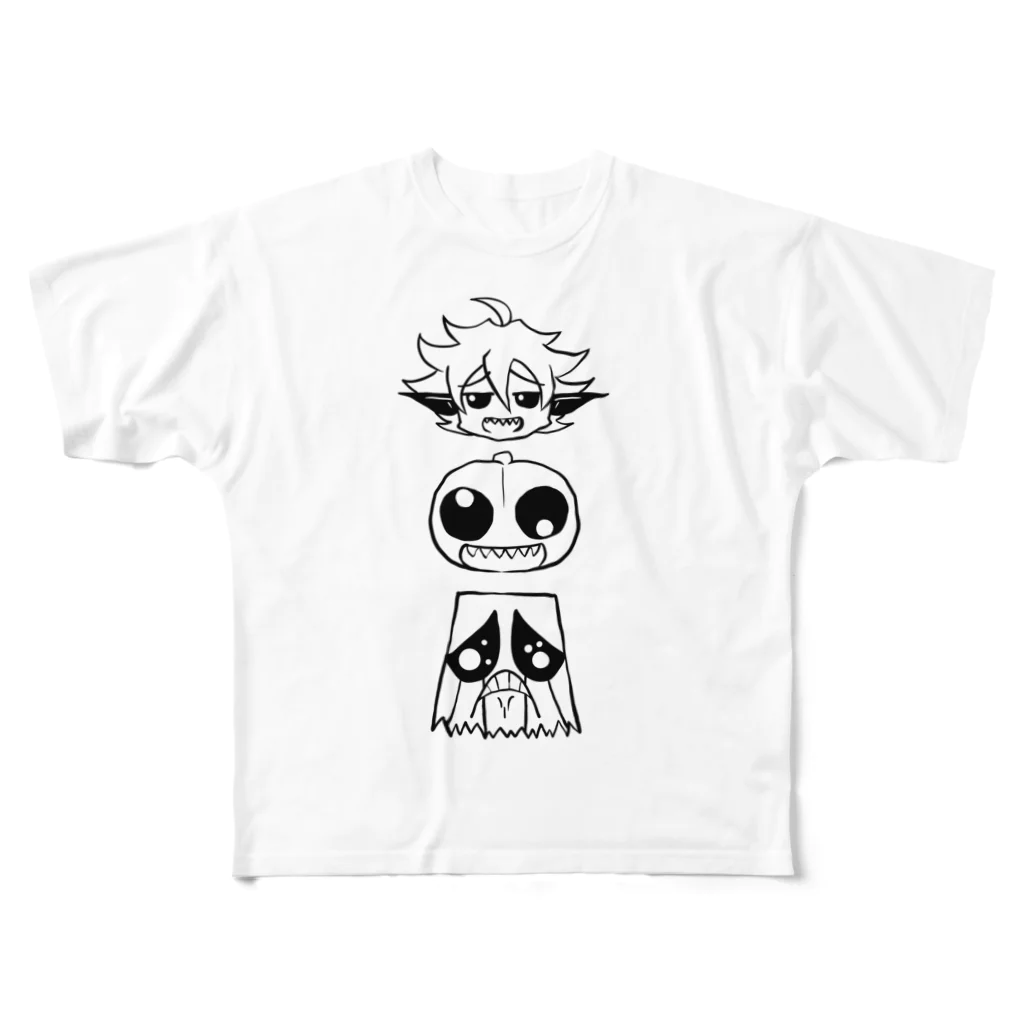 リトル・カンパニー【宣伝垢】のEveryday Halloween! フルグラフィックTシャツ